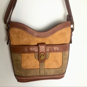 Bøc Boho leather purse crossbody multicolored